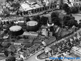 Gasworks Aerial View
